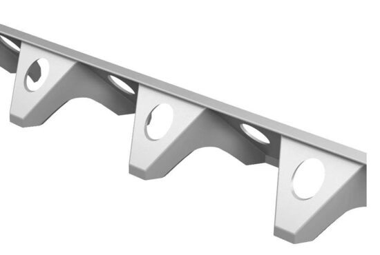 Zig-Zag veida lineārais plastmasas distanceris (200 cm)